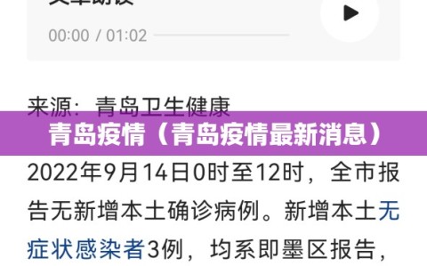 青岛疫情（青岛疫情最新消息）