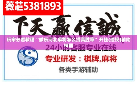 玩家必看教程“微乐河北麻将怎么提高胜率”开挂(透视)辅助神器