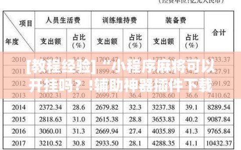 [教程经验]“小程序麻将可以开挂吗？!辅助神器插件下载