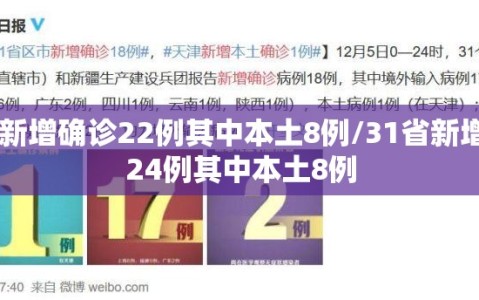 31省新增确诊22例其中本土8例/31省新增确诊24例其中本土8例