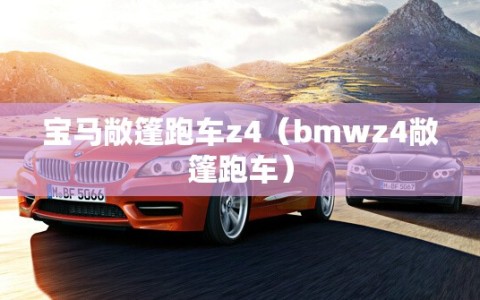 宝马敞篷跑车z4（bmwz4敞篷跑车）