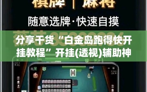 分享干货“白金岛跑得快开挂教程”开挂(透视)辅助神器