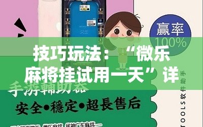 技巧玩法：“微乐麻将挂试用一天”详细开挂玩法
