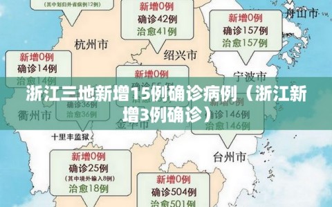浙江三地新增15例确诊病例（浙江新增3例确诊）