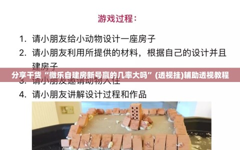 分享干货“微乐自建房新号赢的几率大吗”(透视挂)辅助透视教程