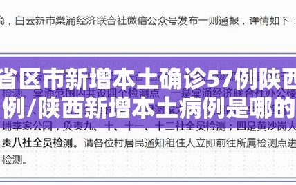 31省区市新增本土确诊57例陕西43例/陕西新增本土病例是哪的