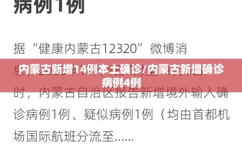 内蒙古新增14例本土确诊/内蒙古新增确诊病例4例