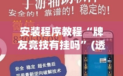 安装程序教程“牌友竞技有挂吗”(透视挂)辅助透视教程