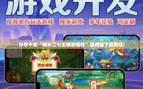 分享干货“微乐二七王辅助插件”通用版下载教程!