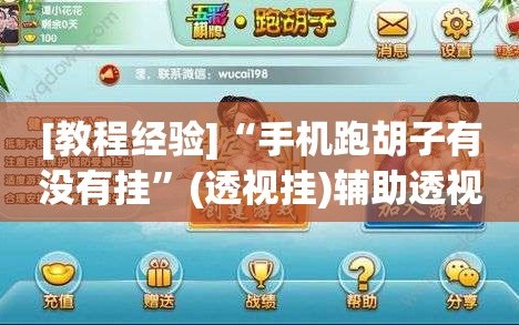 [教程经验]“手机跑胡子有没有挂”(透视挂)辅助透视教程