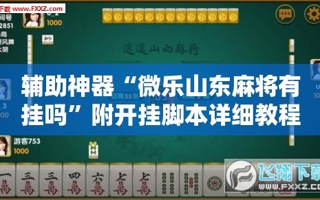 辅助神器“微乐山东麻将有挂吗”附开挂脚本详细教程