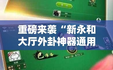 重磅来袭“新永和大厅外卦神器通用版!辅助神器插件下载