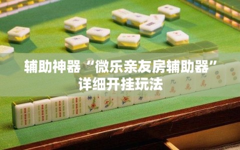 辅助神器“微乐亲友房辅助器”详细开挂玩法