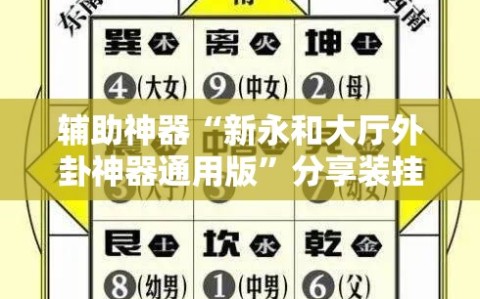 辅助神器“新永和大厅外卦神器通用版”分享装挂详细步骤