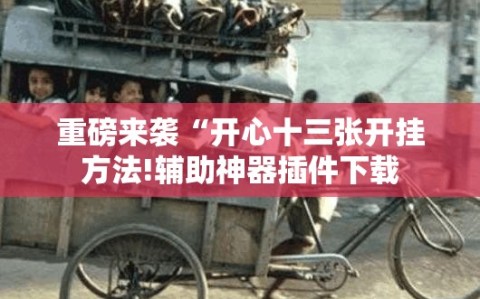 重磅来袭“开心十三张开挂方法!辅助神器插件下载