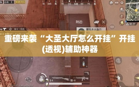 重磅来袭“大圣大厅怎么开挂”开挂(透视)辅助神器