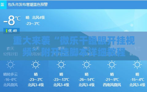 重大来袭“微乐干瞪眼开挂视频”附开挂脚本详细教程