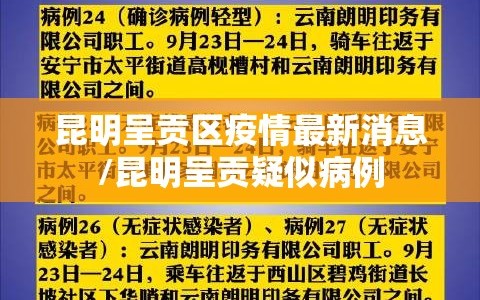 昆明呈贡区疫情最新消息/昆明呈贡疑似病例