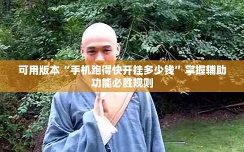 可用版本“手机跑得快开挂多少钱”掌握辅助功能必胜规则