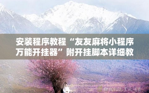 安装程序教程“友友麻将小程序万能开挂器”附开挂脚本详细教程