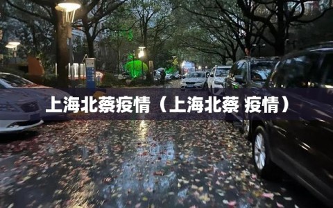 上海北蔡疫情（上海北蔡 疫情）