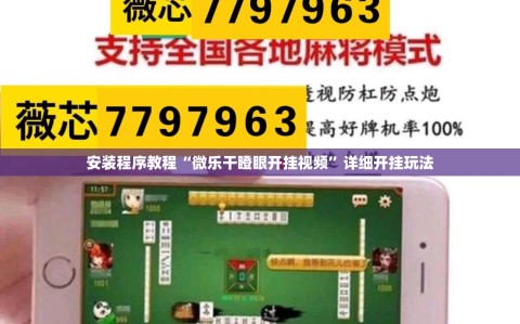 安装程序教程“微乐干瞪眼开挂视频”详细开挂玩法