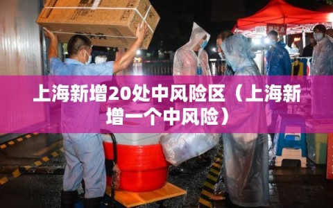 上海新增20处中风险区（上海新增一个中风险）