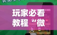 玩家必看教程“微信麻将有没有挂”附开挂脚本详细教程