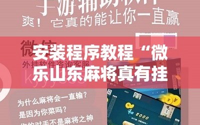 安装程序教程“微乐山东麻将真有挂么”详细开挂玩法