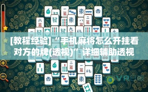 [教程经验]“手机麻将怎么开挂看对方的牌(透视)”详细辅助透视