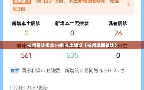 杭州累计报告14例本土确诊（杭州近期确诊）