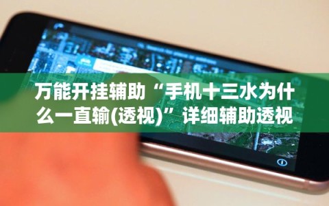 万能开挂辅助“手机十三水为什么一直输(透视)”详细辅助透视